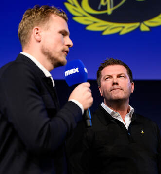 Elfsborgs manager Oscar Hiljemark och BK Häcken tränare