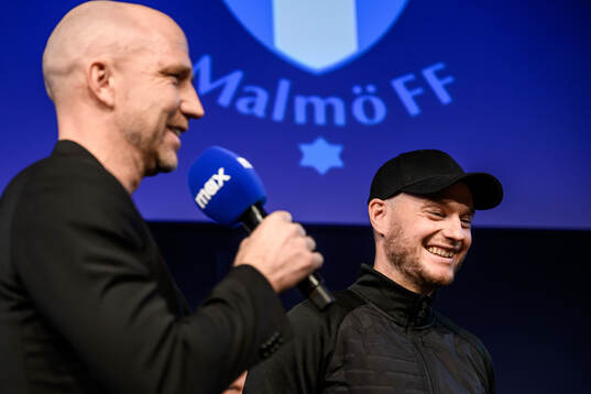Malmö FFs tränare Henrik Rydström och Hammarbys