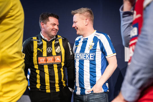 BK Häckens tränare Jens Gustafsson och IFK Göteborgs