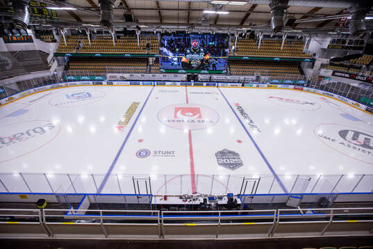 Visionite arena innan kvartsfinal ett i Hockeyallsvenskan