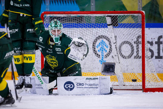 Björklövens målvakt Melker Thelin