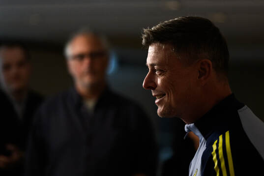 Head coach Jon Dahl Tomasson of the Swedish men's national
