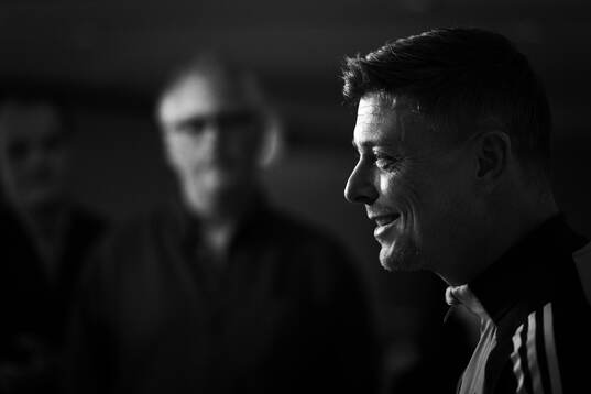 Head coach Jon Dahl Tomasson of the Swedish men's national
