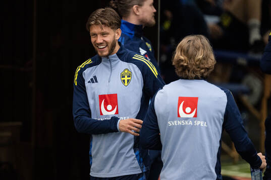 Anton Saletros of the Swedish men's national football team