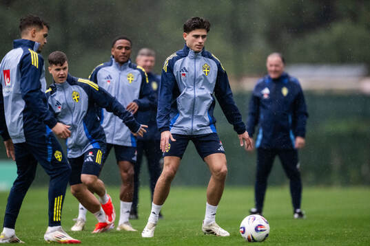 Besfort Zeneli of the Swedish men's national football team