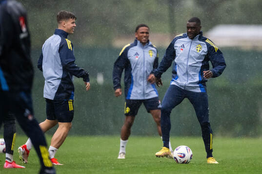 Ken Sema of the Swedish men's national football team