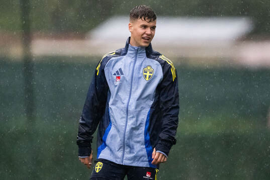Samuel Dahl of the Swedish men's national football team