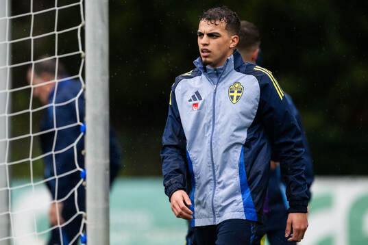 Yasin Ayari of the Swedish men's national football team