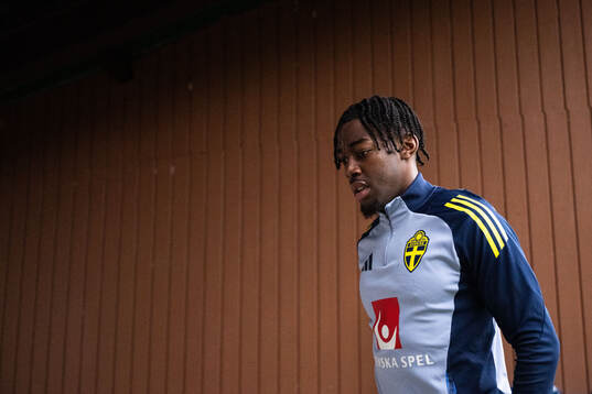 Anthony Elanga of the Swedish men's national football team