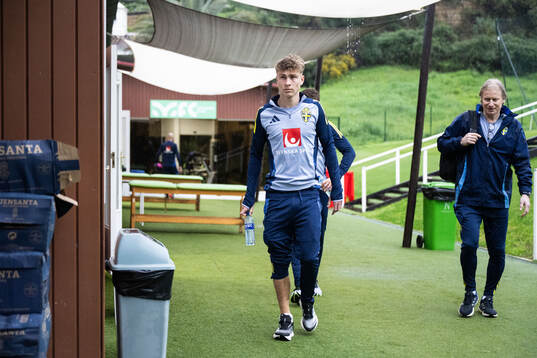 Hugo Bolin of the Swedish men's national football team