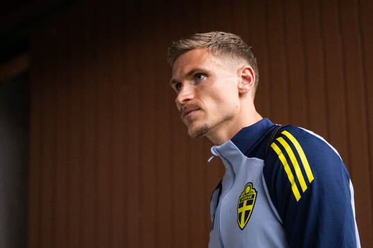 Carl Starfelt of the Swedish men's national football team