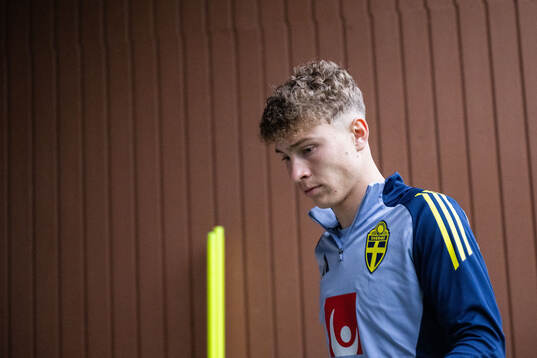 Hugo Bolin of the Swedish men's national football team