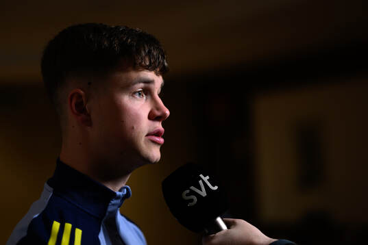 Samuel Dahl of the Swedish men's national football team
