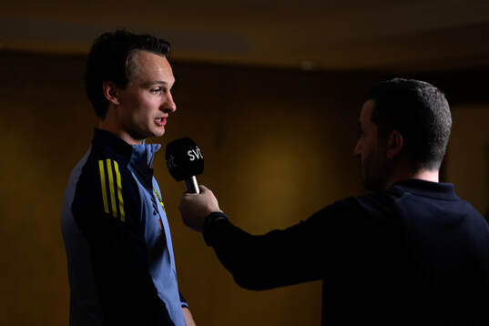 Hjalmar Ekdal of the Swedish men's national football team