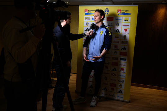 Hjalmar Ekdal of the Swedish men's national football team