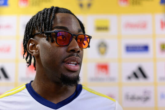 Anthony Elanga of the Swedish men's national football team