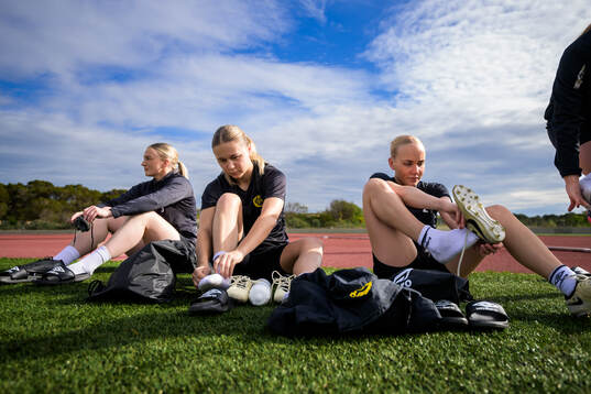Emilia Bengtsson, Alice Broman och Tea Skoglund