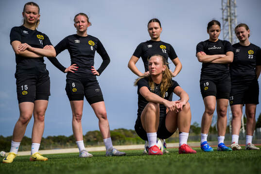 Elin Johansson, Hanna Gunnarsson, Hedvig Petersson, Stina