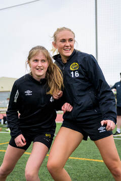 Meja Harrysson och Emilia Bengtsson
