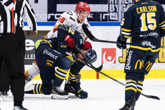 Kalmars Linus Skager och Södertäljes Jacob Bjerselius