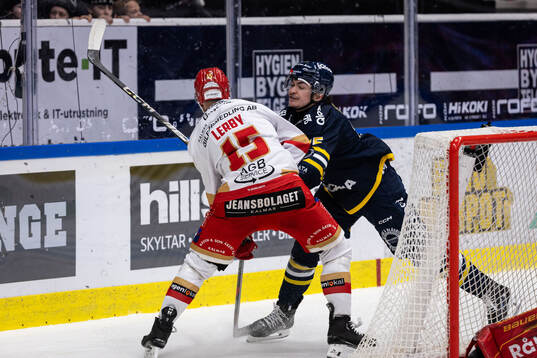 Kalmars Carl-Johan Lerby och Södertäljes Evan Weinger