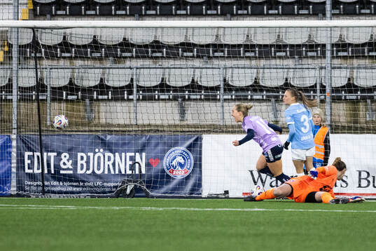 Linköpings Maria Olafsdottir Gros jublar