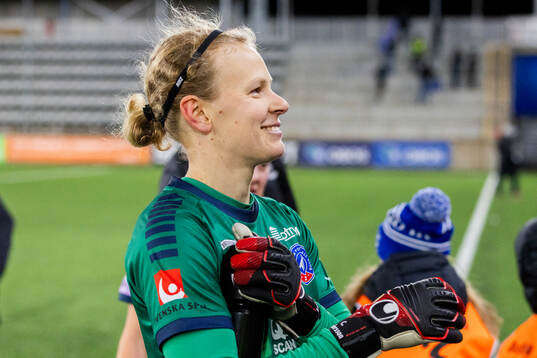 Linköpings målvakt Cajsa Andersson