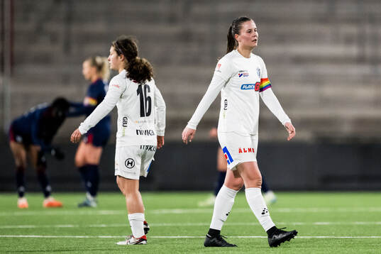 Växjö DFFs Josefin Harrysson deppar
