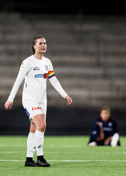 Växjö DFFs Josefin Harrysson deppar