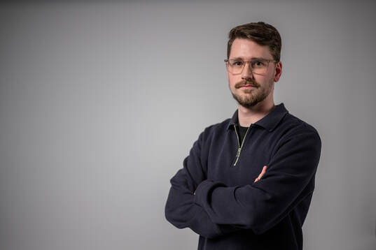 Östers kommunikatör Jonatan Larsson
