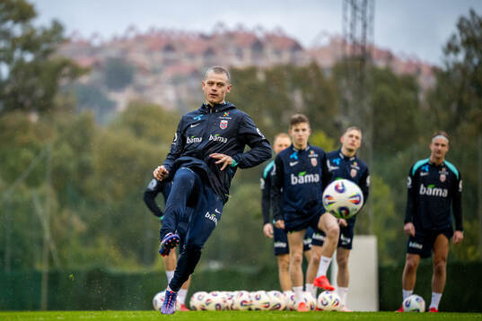 Julian Ryerson of the Norwegian national football team