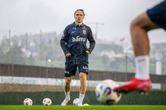 Andreas Schjelderup of the Norwegian national football team