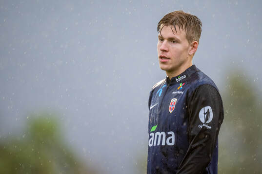 Jens Petter Hauge of the Norwegian national football team