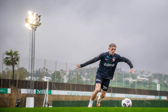 Marcus Holmgren Pedersen of the Norwegian national football