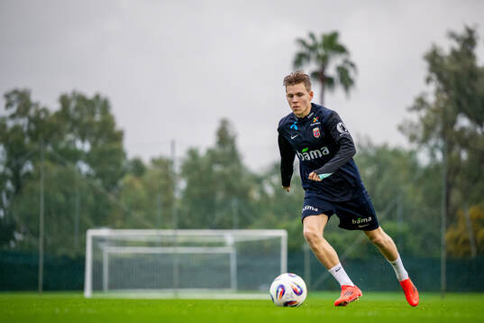 Jens Petter Hauge of the Norwegian national football team