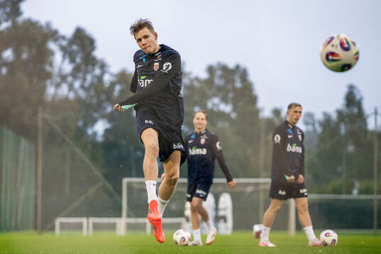 Jens Petter Hauge of the Norwegian national football team