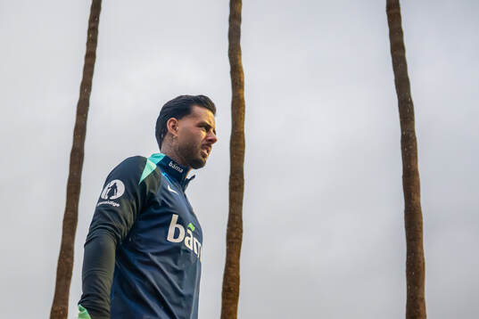 Aron Dønnum of the Norwegian national football team