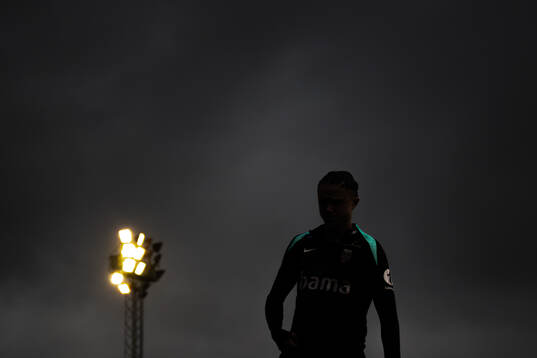 The silhouette of Thelo Aasgaard of the Norwegian national