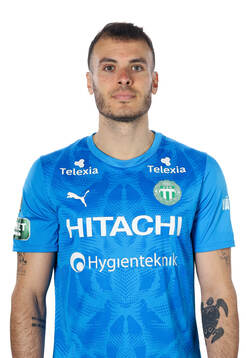 Västerås målvakt Andre Bernardini