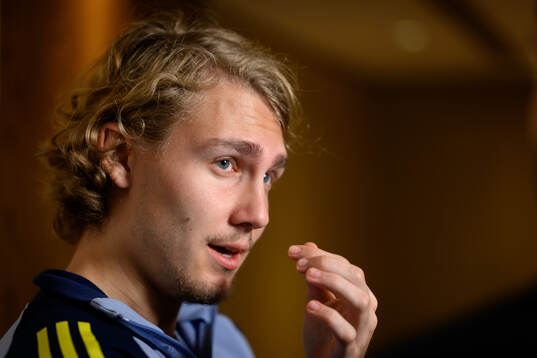 Sebastian Nanasi of the Swedish men's national football