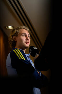Sebastian Nanasi of the Swedish men's national football