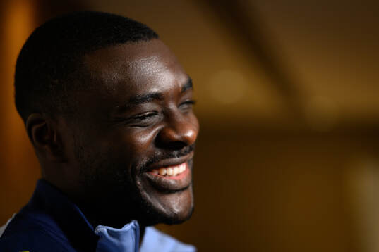 Ken Sema of the Swedish men's national football team at a