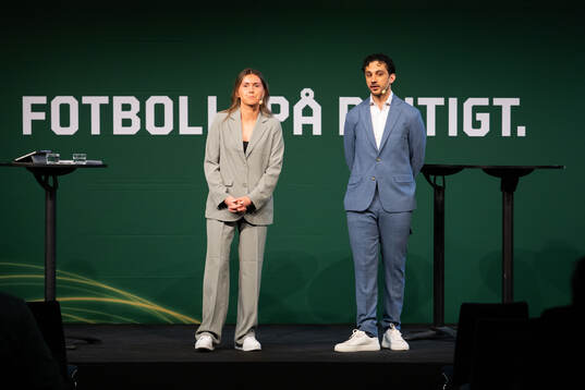 Programledare Adelisa Grabus och Ramin Nouri