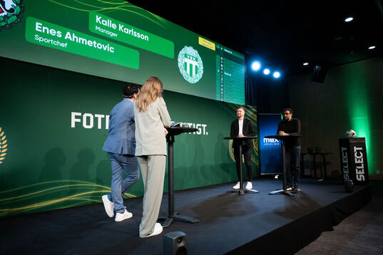 Örebros sportchef Enes Ahmetovic och Västerås tränare