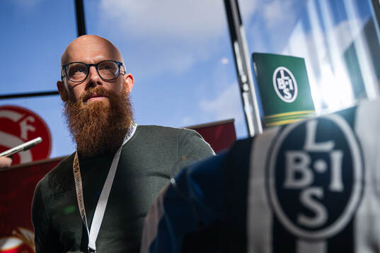 Landskronas huvudtränare Max Mölder