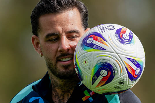 Aron Dønnum of the Norwegian national football team