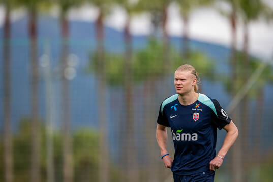 Erling Braut Haaland of the Norwegian national football team