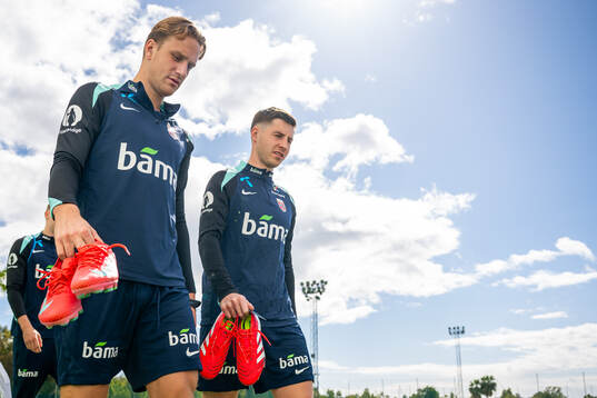 Erik Botheim and Lasse Berg Johnsen of the Norwegian