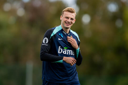 Sondre Langås of the Norwegian national football team