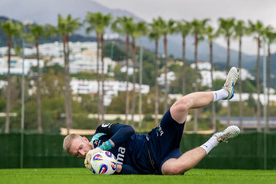 Goalkeeper Egil Selvik of the Norwegian national football